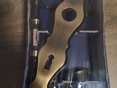 Maner usa interior, HOPPE Munchen, cu slid pentru cheie, alama